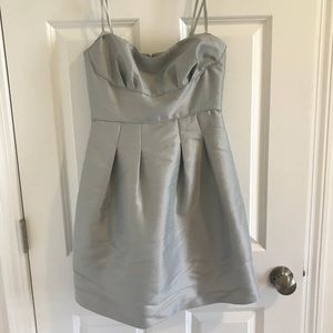 BCBG size 4 Ice Blue Strapless Party Dress